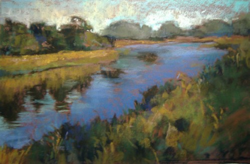 pastel landscape